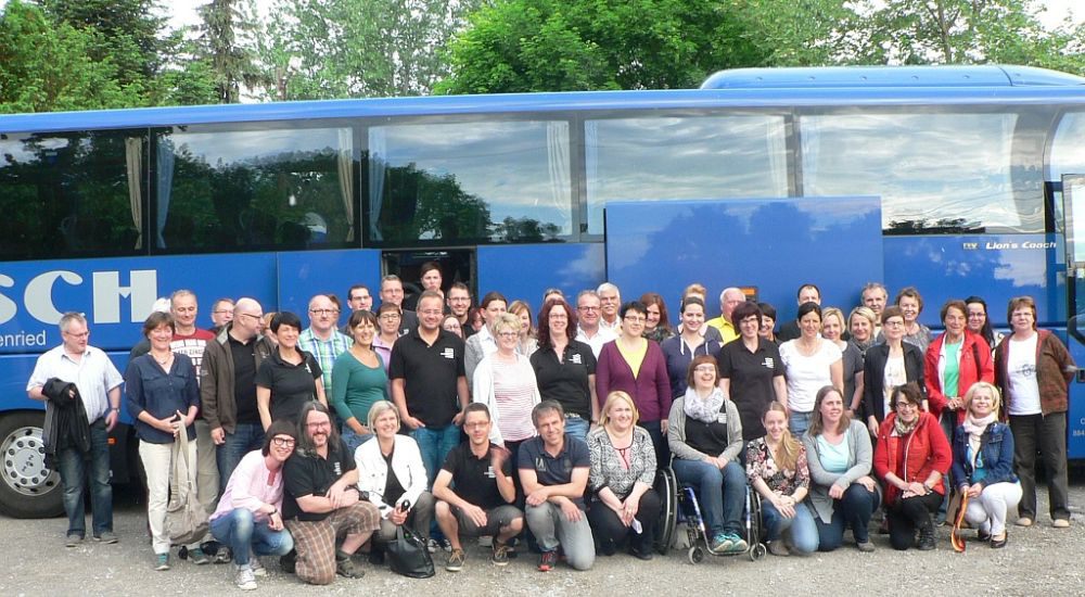 Gruppenfoto von der Rückreise