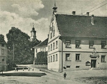 Rathaus vor 1936, Sammlung Elmar Hugger
