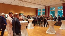 Empfang der Gäste im Kath. Gemeidnehaus, Foto: Angela Müller