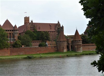 Marienburg . Sitz des Hochmeisters des Deutschen Ordens, Foto: Elmar Hugger.